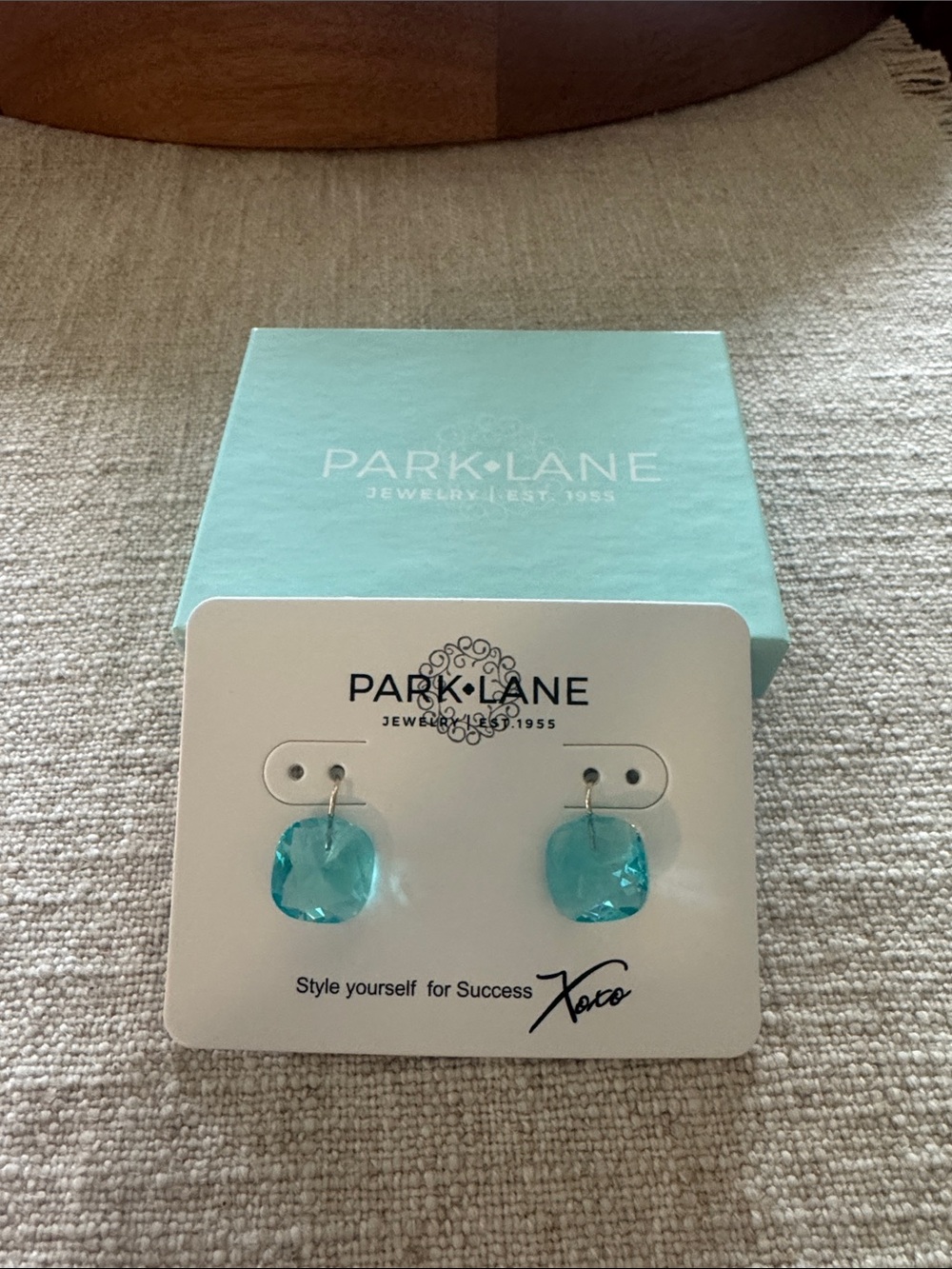 Park Lane Light Blue Crystal Sundance Earrings